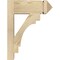 Ekena Millwork Merced Arts & Crafts Rough Sawn Outlooker, Douglas Fir, 6"W x 14"D x 18"H OUT06X14X18MRC03RDF - alternate 3